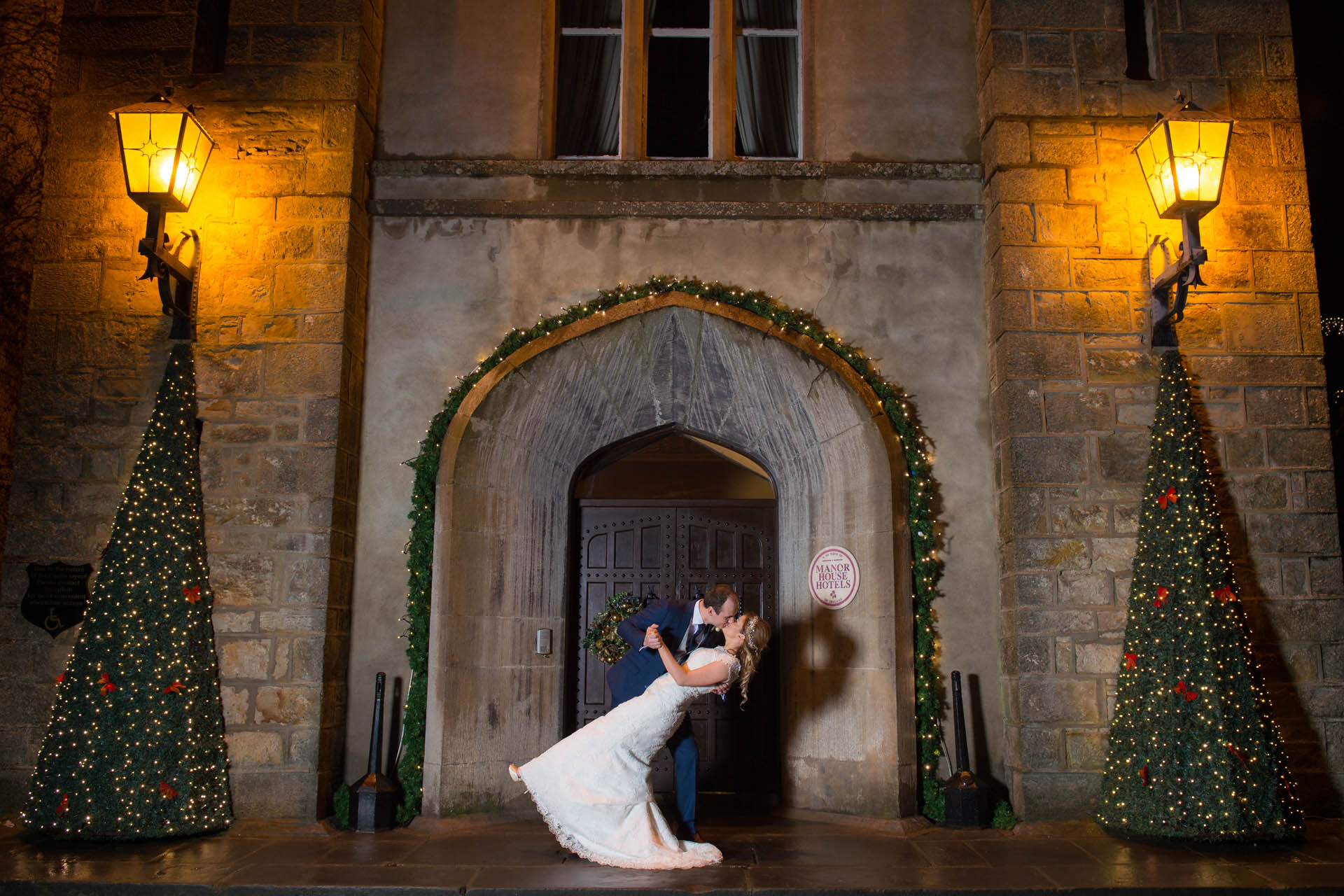 Picture of Alison and James at Cabra Castle on their wedding day captured by Fermanagh, Tyrone and Northern Ireland wedding photographer, Trevor Lucy Photography