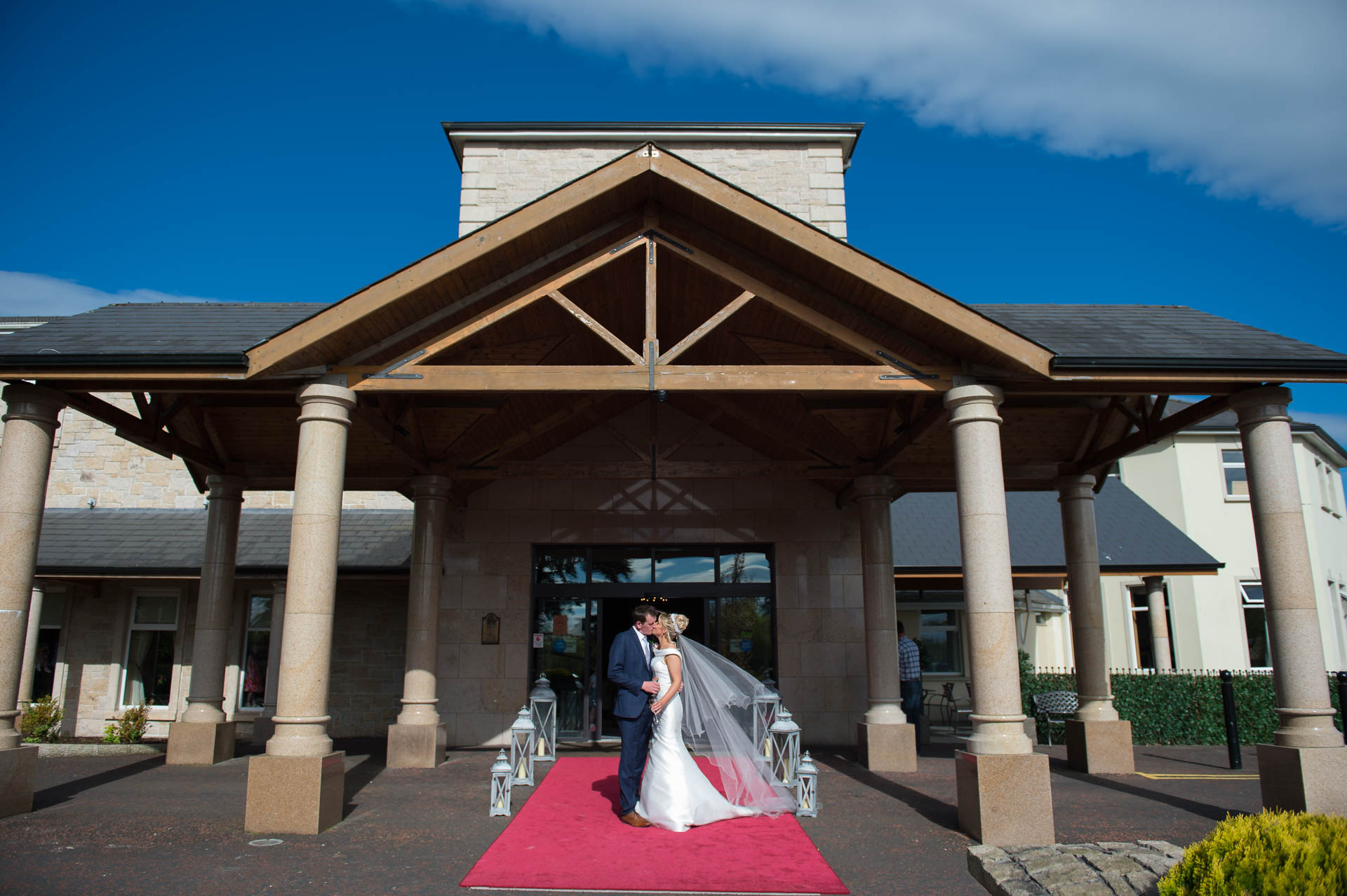 Picture of Noeleen and Cahal at Glenavon House Hotel on their wedding day, captured by Fermanagh, Tyrone and Northern Ireland Wedding Photographer, Trevor Lucy Photography