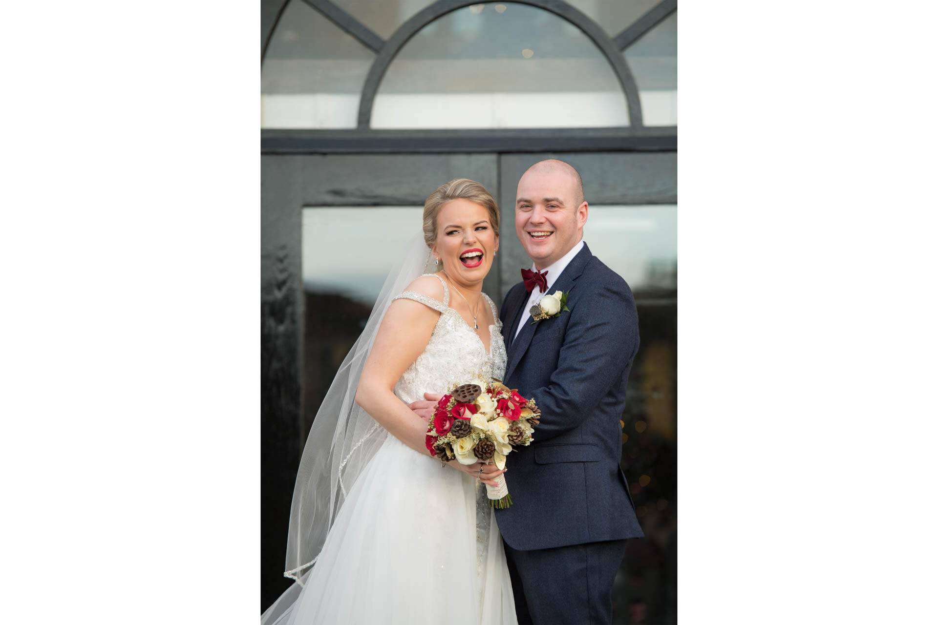 Picture of Tayna and Niall at Cavan Crystal Hotel, Cavan, on their wedding day captured by Fermanagh, Tyrone and Northern Ireland Wedding Photographer, Trevor Lucy Photography