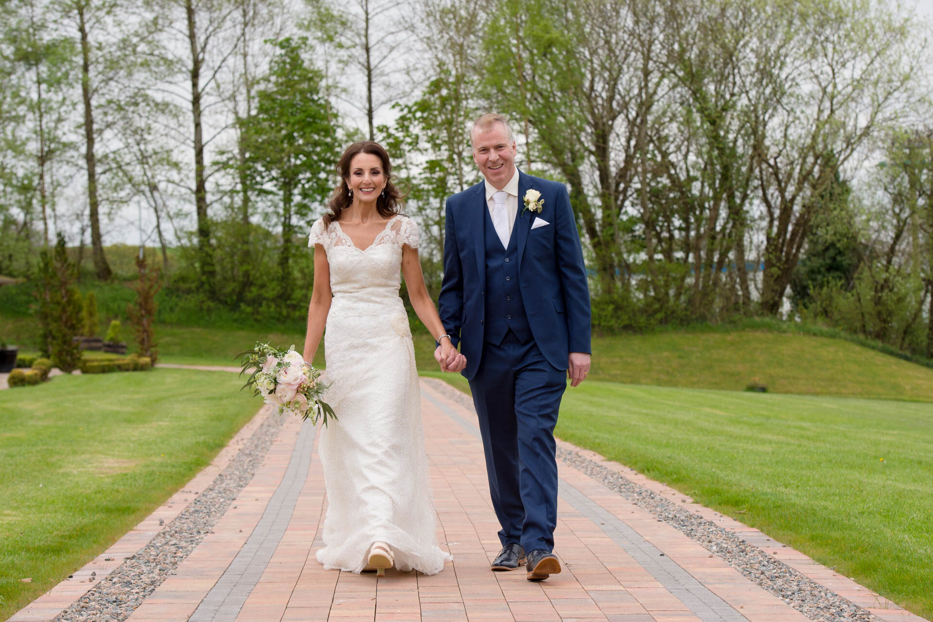 Picture of Vania and Robert at Killyhevlin Hotel on their wedding day, captured by Fermanagh, Tyrone and Northern Ireland Wedding Photographer, Trevor Lucy Photography